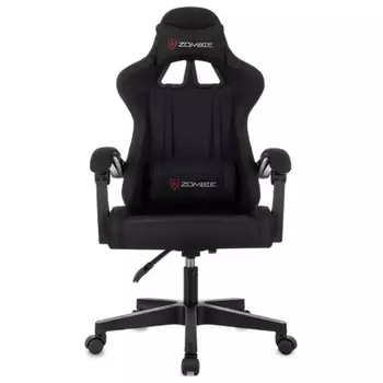 Кресло игровое Zombie Void черный с подголов. крестов. пластик