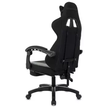 Кресло игровое Zombie Weaver черный/серый с подголов. крестов. пластик подст.для ног пластик черный