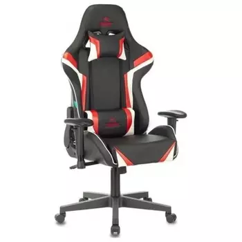 Кресло игровое Zombie Z4 черный/красный эко.кожа крестов. пластик