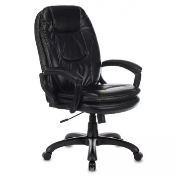 Кресло руководителя Бюрократ CH-868N черный Leather Venge Black искусственная кожа