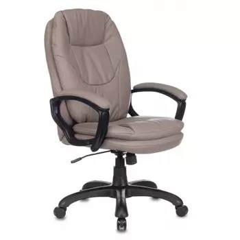 Кресло руководителя Бюрократ CH-868N серый искусственная кожа
