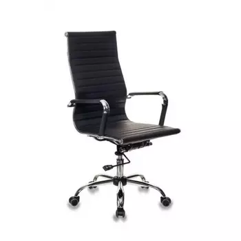 Кресло руководителя Бюрократ CH-883/BLACK черный искусственная кожа крестовина хром