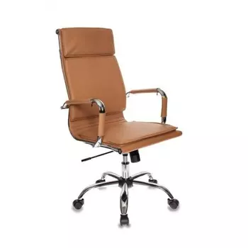 Кресло руководителя Бюрократ CH-993/camel светло-коричневый искусственная кожа
