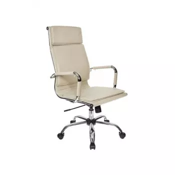 Кресло руководителя Бюрократ CH-993/ivory слоновая кость искусственная кожа