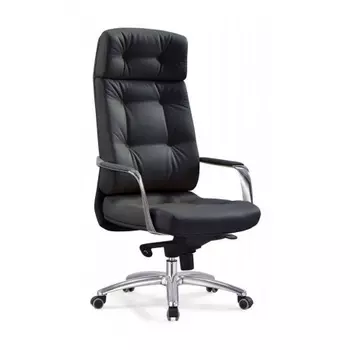 Кресло руководителя Бюрократ Dao/BLACK черный кожа