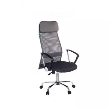 Кресло руководителя Бюрократ KB-6N/SL/DG/TW-12 серый сетка
