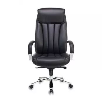 Кресло руководителя Бюрократ T-9922SL/BLACK черный кожа крестовина хром