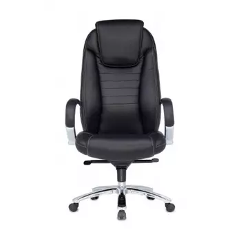 Кресло руководителя Бюрократ T-9923SL/BLACK черный кожа крестовина хром