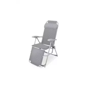 Кресло-шезлонг складное "Ника" с подн. и полкой КШ3/2 муссон