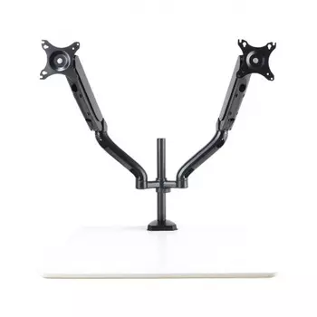 Кронштейн для мониторов ЖК Buro M8 черный 15"-32" макс.7кг крепление к столешнице поворот и наклон