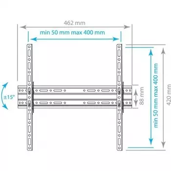Кронштейн для телевизора Arm Media PLASMA-4 new черный 22"-65" макс.55кг настенный наклон