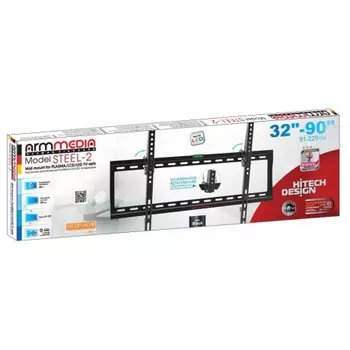Кронштейн для телевизора Arm Media STEEL-2 new черный 32"-90" макс.40кг настенный наклон