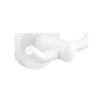 Крючок двойной Timo Saona белый матовый (13012/16)