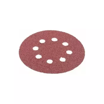 Круг STAYER ?PROFI? из абразивной бумаги на велкро основе, 8 отв., P80, 125мм, 5шт