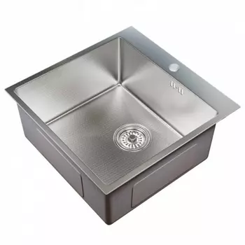 Кухонная мойка 50х50 вып 3 1/2 MIXLINE PRO 20см с сифоном сатин НАНО (552930)