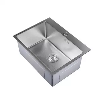 Кухонная мойка 60х45 вып 3 1/2 MIXLINE PRO 22см с сифоном сатин НАНО (552932)