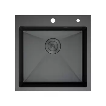 Кухонная мойка D&K нержавеющая сталь графит (DKS505006)