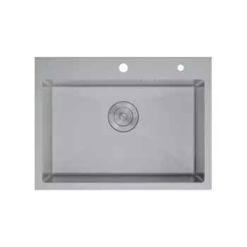 Кухонная мойка D&K нержавеющая сталь сатин (DKS605004)