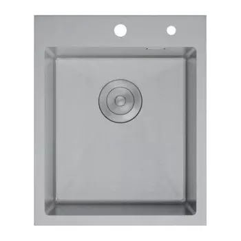 Кухонная мойка D&K нержавеющая сталь сатин (DKS415004)
