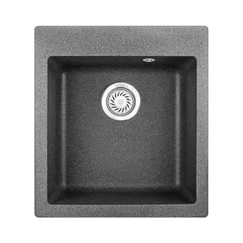 Кухонная мойка GRANULA (4201, ГРАФИТ)