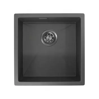 Кухонная мойка GRANULA (4445U, ГРАФИТ МАТОВЫЙ)