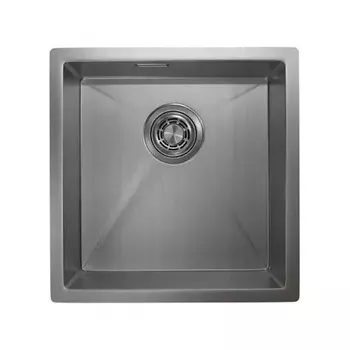 Кухонная мойка GRANULA (4445U, СТАЛЬ САТИН)