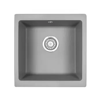 Кухонная мойка GRANULA (4451, АЛЮМИНИУМ)