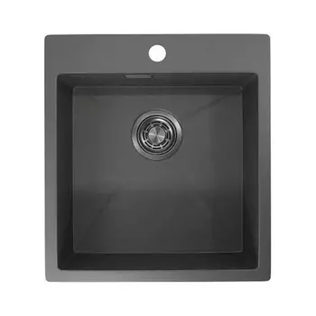 Кухонная мойка GRANULA (4600, ГРАФИТ МАТОВЫЙ)