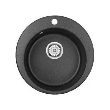 Кухонная мойка GRANULA (4801, ЧЁРНЫЙ)
