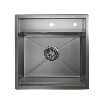 Кухонная мойка GRANULA (5051, СТАЛЬ САТИН)