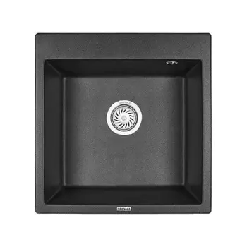 Кухонная мойка GRANULA (5102, ЧЁРНЫЙ)