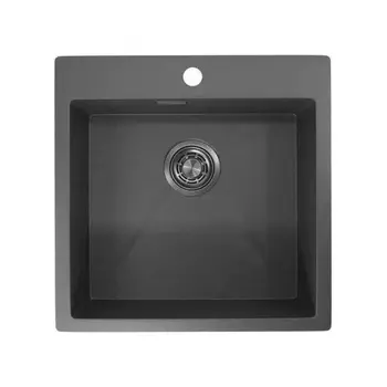 Кухонная мойка GRANULA (5151, ГРАФИТ МАТОВЫЙ)