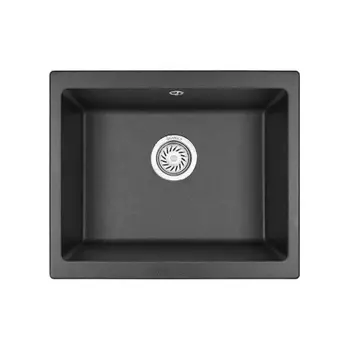 Кухонная мойка GRANULA (5551, ЧЁРНЫЙ)