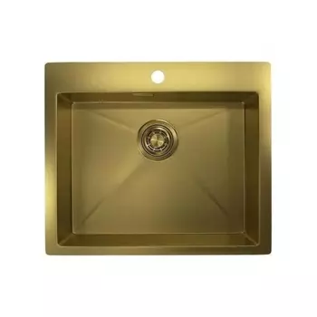 Кухонная мойка GRANULA (5951, ЗОЛОТО САТИН)