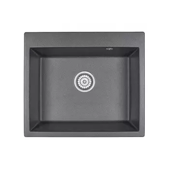 Кухонная мойка GRANULA (6001, ГРАФИТ)