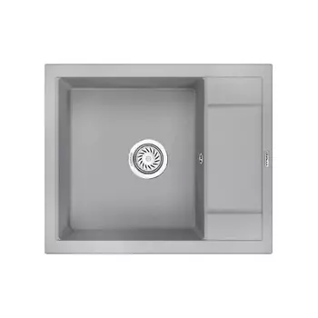 Кухонная мойка GRANULA (6002, АЛЮМИНИУМ)