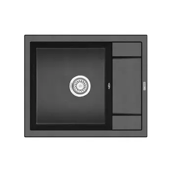 Кухонная мойка GRANULA (6002, ЧЁРНЫЙ)