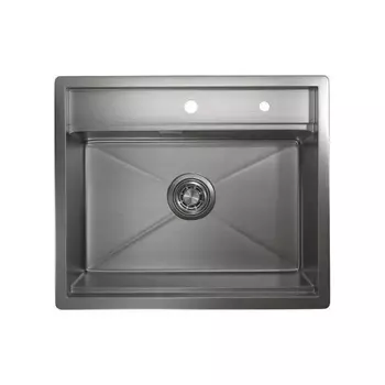 Кухонная мойка GRANULA (6051, СТАЛЬ САТИН)