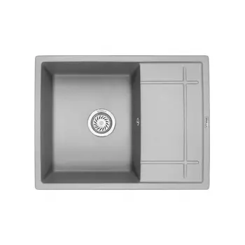 Кухонная мойка GRANULA (6501, АЛЮМИНИУМ)