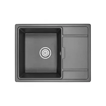 Кухонная мойка GRANULA (6503, ЧЁРНЫЙ)