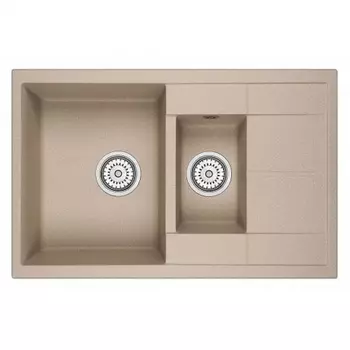 Кухонная мойка GRANULA (7802, ПЕСОК)