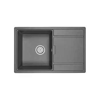 Кухонная мойка GRANULA (7804, ГРАФИТ)