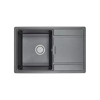 Кухонная мойка GRANULA (7804, ШВАРЦ)
