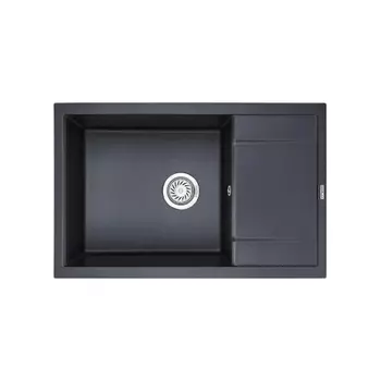 Кухонная мойка GRANULA (7805, ШВАРЦ)