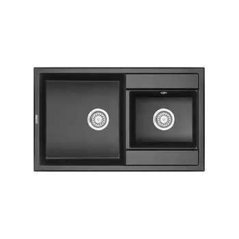 Кухонная мойка GRANULA (8201, ЧЁРНЫЙ)