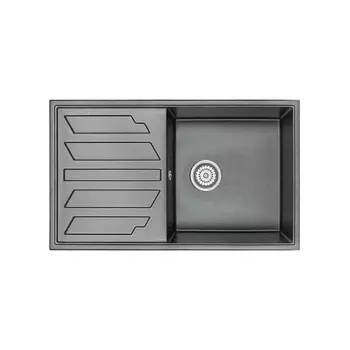 Кухонная мойка GRANULA (8601, ШВАРЦ)
