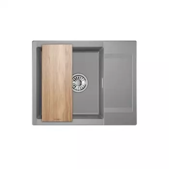 Кухонная мойка GRANULA ESTETICA (6202, АЛЮМИНИУМ)