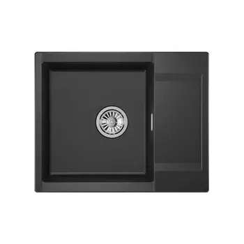 Кухонная мойка GRANULA ESTETICA (6202, ЧЁРНЫЙ)