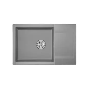 Кухонная мойка GRANULA ESTETICA (7807, АЛЮМИНИУМ)