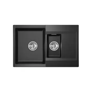 Кухонная мойка GRANULA ESTETICA (7808, ШВАРЦ)
